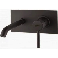 Смеситель для раковины Webert Elio EL830606560 встраиваемый, без донного клапана, черный матовый