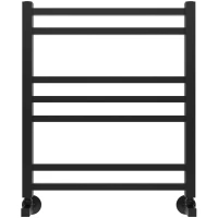 Полотенцесушитель водяной Aquatek Альтаир П7 AQ KK0760BL 600x530, черный матовый