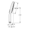 Ручной душ 130 мм Grohe Rainshower SmartActive 26574DC0 Ручной душ 130 мм Grohe Rainshower SmartActive 26574DC0 - 3