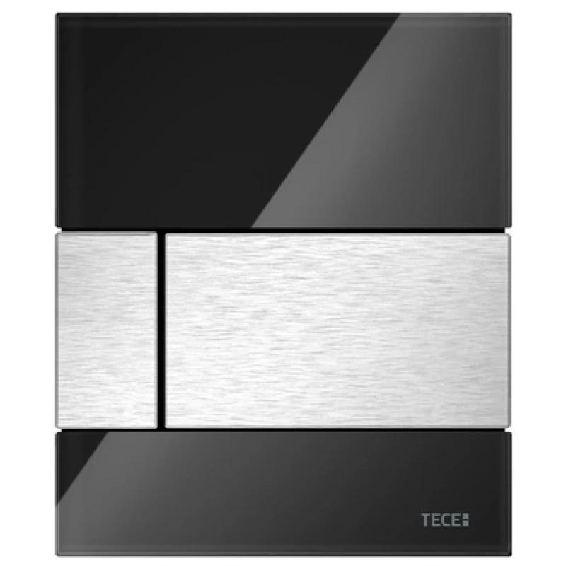Смывная клавиша для писсуара TECE TECEsquare черный/нержавеющая сталь с покрытием против отпечатков пальцев 9242806
