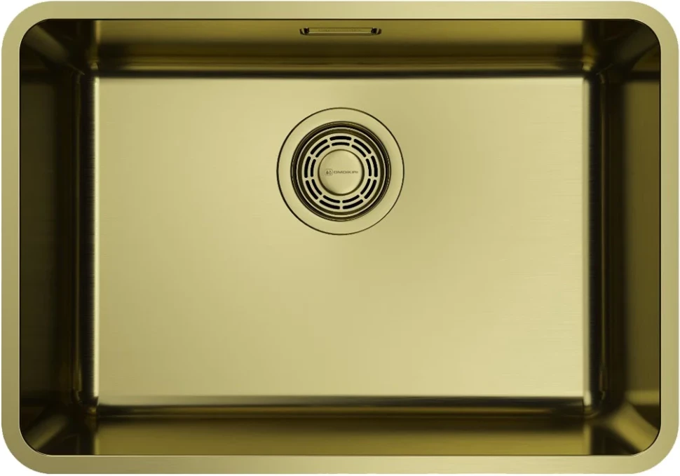 Кухонная мойка Omoikiri Omi 53-U/I-LG Ultra Mini светлое золото 4997406