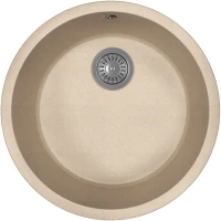 Кухонная мойка Florentina Вега Зеро 22.425.D0440.107 49x49 см, песочный