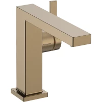 Смеситель для раковины Hansgrohe Tecturis E 73024140 CoolStart, с донным клапаном, бронза