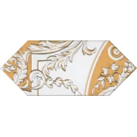 Декор Kerama Marazzi Алмаш 1 жёлтый глянцевый 14x34x6,9 HGD/B512/35000