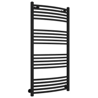 Полотенцесушитель водяной 1200x600 черный матовый Сунержа Аркус 31-0251-1260