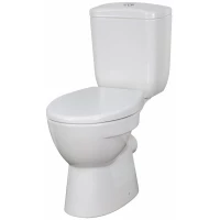 Унитаз-компакт Jacob Delafon July E24541RU-0 + E24542RU-0 с сиденьем, белый