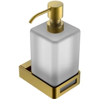 Дозатор для жидкого мыла Boheme Q 10957-BR настенный, бронза