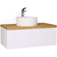 Тумба белый матовый 100,2 см Jorno Solis SolN.01.100/P/W/JR