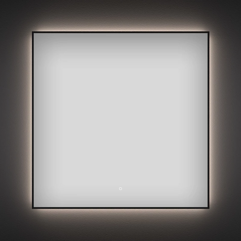 Зеркало 80x80 см черный матовый Wellsee 7 Rays’ Spectrum 172200390