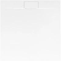 Душевой поддон Rea Bazalt REA-K3303 90x90 см, из стеклопластика, квадратный, белый