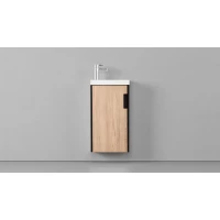 Тумба черный матовый/шатанэ 38,5 см Velvex Klaufs tpKLA.40.1D-617.217