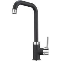 Смеситель для кухни Granula 0041, ЧЁРНЫЙ