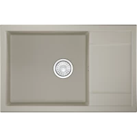 Кухонная мойка Granula 7805, КРЕМАН 78x50 см, кремовый
