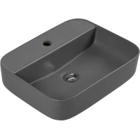 Раковина-чаша Aquatek Вега AQ5506-MG 50x39,5 см, накладная, серый матовый