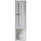 Шкаф одностворчатый белый серебряная патина R ASB-Woodline Гранда 4607947230413  - 1