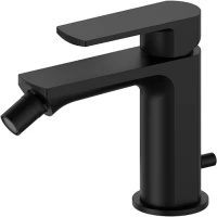 Смеситель для биде Newform Haka 72025.01.093 с донным клапаном, черный матовый