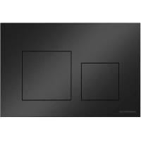 Кнопка смыва Ceramica Nova Balance Square CN12-002MB для инсталляции, черный матовый