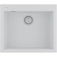 Кухонная мойка Paulmark Acrystone Decoration White PM936051-WH 60x51 см, белый