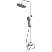 Душевая система Knotlor Ecoflow KN-15 230 мм, со смесителем, хром