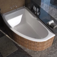Ванна из литьевого мрамора Marmo Bagno Альба MB-BL170-110 170x110 см L, белый