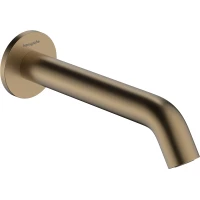 Излив для ванны Hansgrohe Tecturis S 73411140 198 мм, бронза