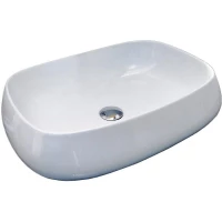 Раковина-чаша CeramaLux 9243 57,5x42,5 см, накладная, белый