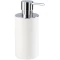Дозатор для жидкого мыла Stil Haus Tondo 1206(08-BI) настольный, хром/белый - 1