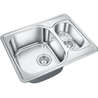 Кухонная мойка Emar 6350B 63x50 см, полированная сталь