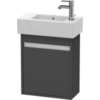 Тумба графит матовый 45 см Duravit Ketho KT6629R4949