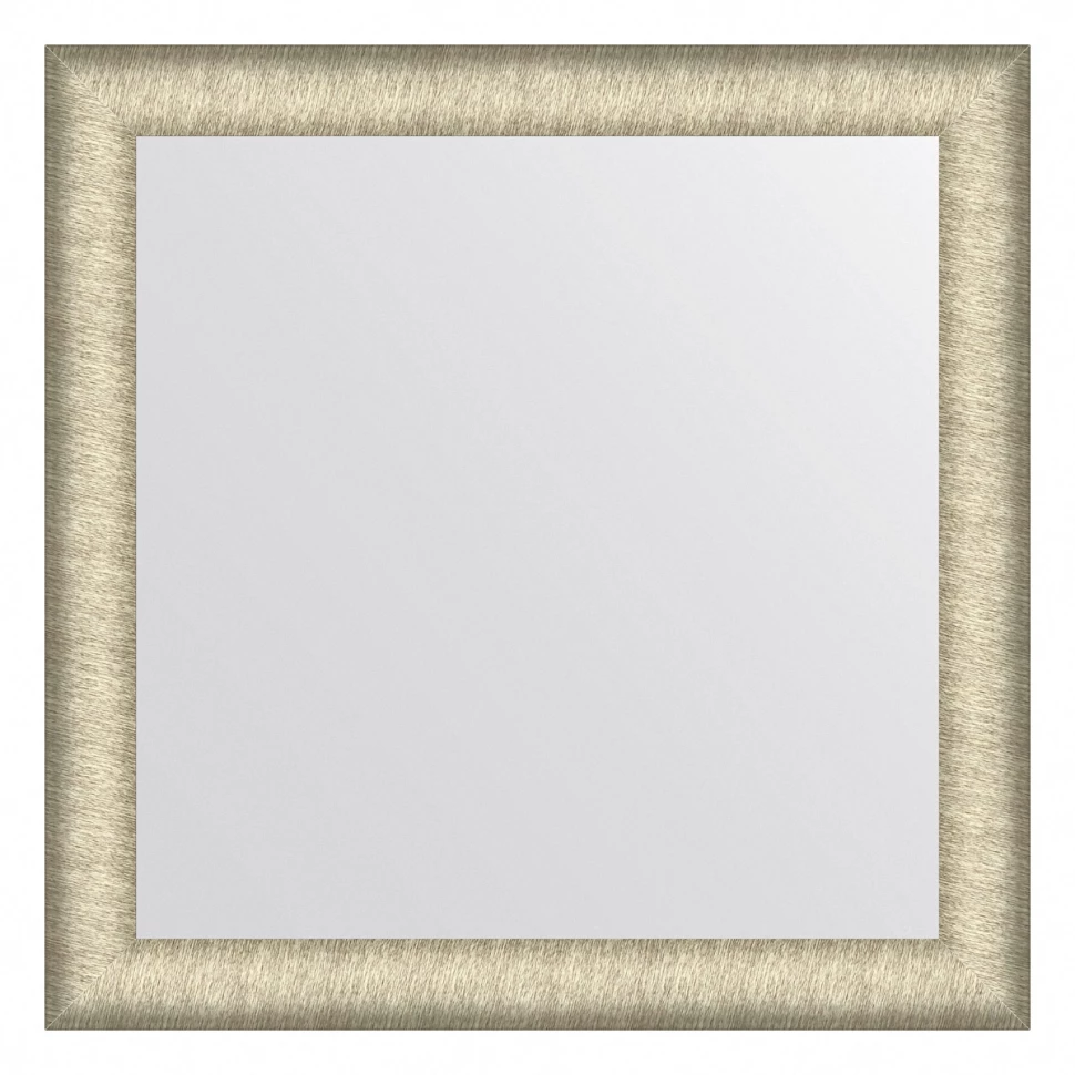 Зеркало 63x63 см брашированное серебро Evoform Definite BY 7607 зеркало 55x70 см брашированное серебро evoform octagon by 7425