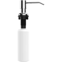 Дозатор для жидкого мыла AQUAme Cucina AQM9991CR встраиваемый, для кухни, хром