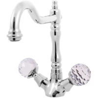 Смеситель для раковины с донным клапаном Rav Slezak BRILLIANCE121.5/8