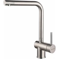 Смеситель для кухни Paulmark Spring Sp212067-BS нержавеющая сталь