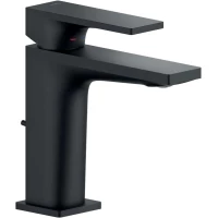 Смеситель для раковины Nobili Seven SE124118/1BM с донным клапаном, черный матовый