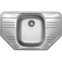 Кухонная мойка декоративная сталь Ukinox Гранд GRL780.490 -GT8K 2C