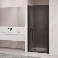 Душевая дверь RGW PA-03B New Passage 54080306-34 60 см, профиль черный матовый, стекло тонированное