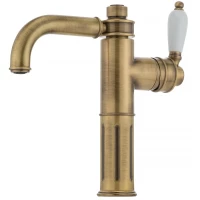 Смеситель для раковины без донного клапана Migliore Ermitage ML.ERM-7017.BI.BR