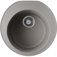 Кухонная мойка Omoikiri Tetogranit Miya 50R-GR 4993582 50,5x49 см, ленинградский серый