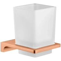 Стакан для зубных щеток Rav Slezak Nil NLA0201ZRK настенный, розовое золото матовый