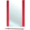Зеркало 68x80 см красный глянец Bellezza Рокко 4613711030035 - 1