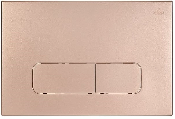 Смывная клавиша AltroBagno розовое золото матовый PFP 002FQ - фото 1