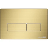 Кнопка смыва WasserKRAFT MG03 для инсталляции, золотой матовый