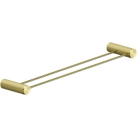 Полотенцедержатель Feramolli Sole S310GL 60 см, двойной, золотой матовый