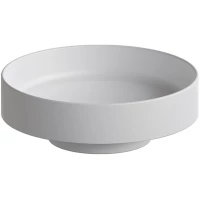 Раковина-чаша Boheme Sole Corian Matt White 801-MW 40x40 см, накладная, белый матовый