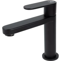 Смеситель для раковины Agger Sweet A2702144 без донного клапана, черный матовый