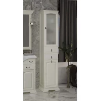 Пенал Opadiris Риспекто 00-00005837 напольный R, с бельевой корзиной, слоновая кость