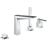 Смеситель на борт ванны Grohe Allure Brilliant 29527000 с душевым гарнитуром, хром