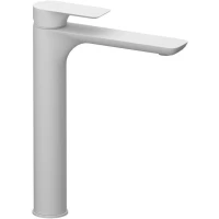 Смеситель для раковины Remer Infinity I11LBO без донного клапана, белый матовый