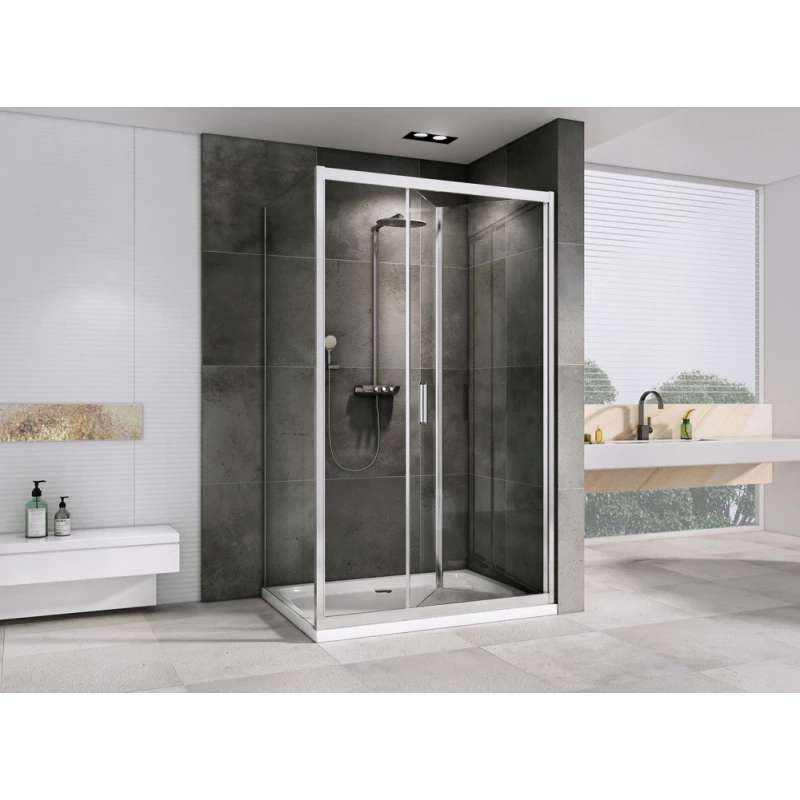 Душевой уголок 100x90 см Abber Sonnenstrand AG07100-S90 прозрачное Душевой уголок 100x90 см Abber Sonnenstrand AG07100-S90 прозрачное