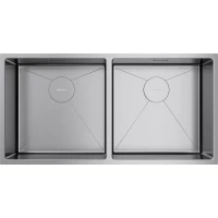 Кухонная мойка Omoikiri Taki 86-2-U/IF-IN 4993791 86,5x44 см, нержавеющая сталь